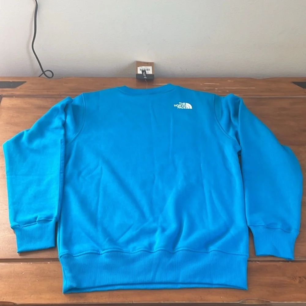 The North Face Blue Crewneck Vibrant Style Size Small